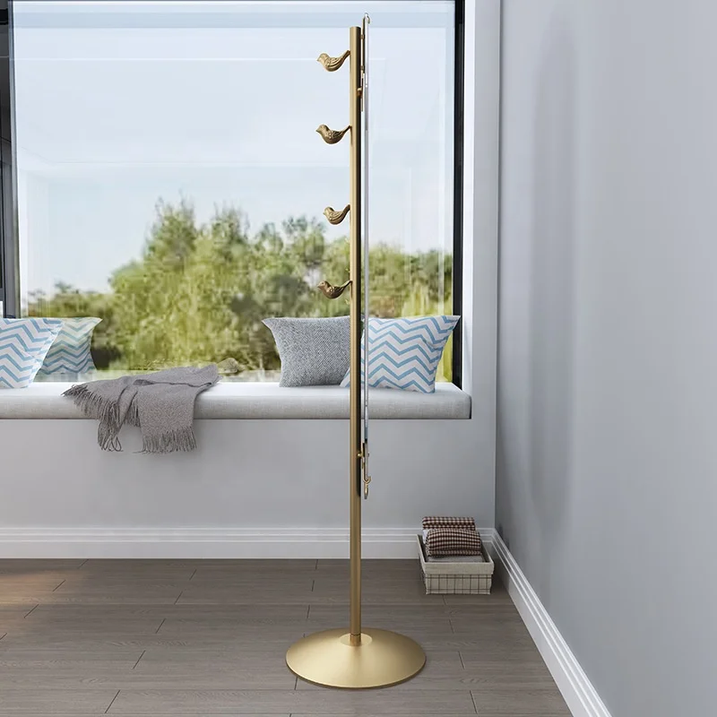 SWT Gold Long Full Length Standing Framed Dressing Simple Floor Mirror Beauty Salon Mirrors