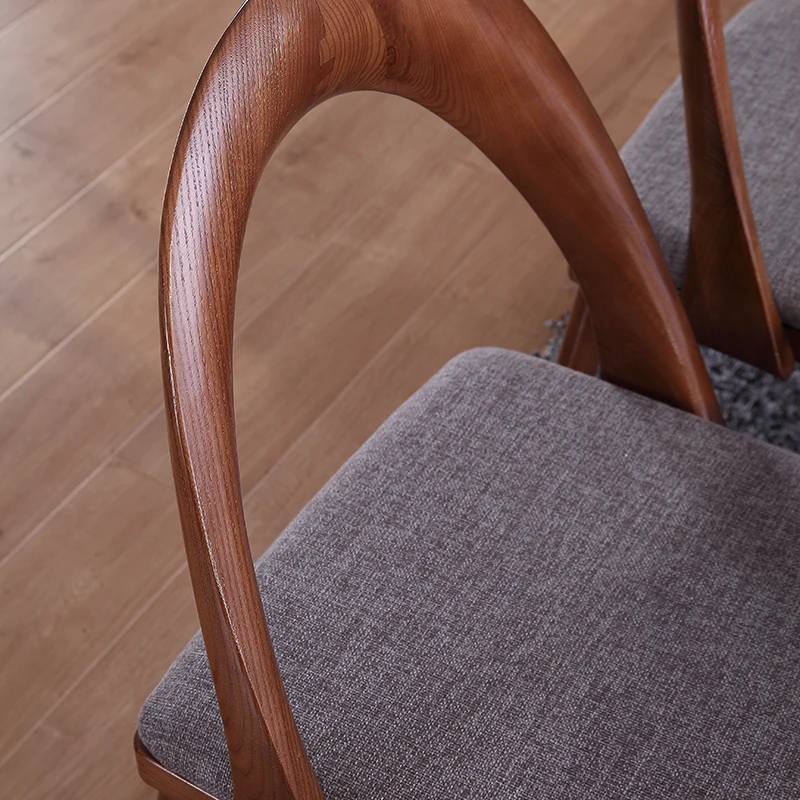 Wholesale Japanese Nordic Simple Modern Style Wooden Dining Chair For Restaurant Cafe Shop