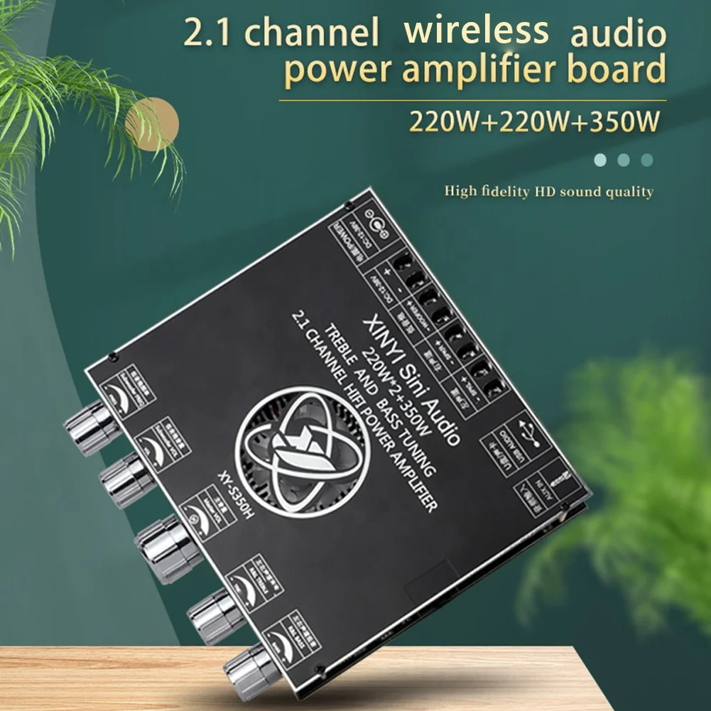 XY-S350H TPA3251 2 1 канальный цифровой усилитель мощности BT 5 аудио плата 220 Вт * + 350