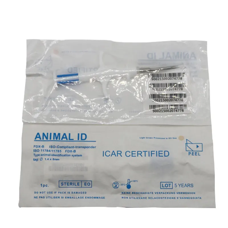 Programmable 134.2Khz GlassTag Rfid Animal Identification Microchip