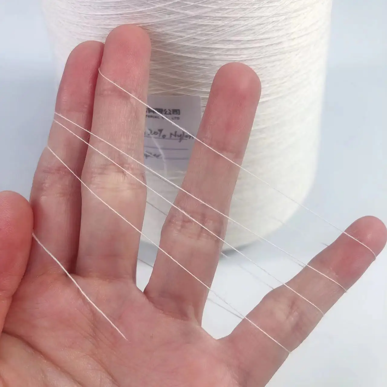 Factory Selling Raw White JC 80%cotton blended 20% nylon6 weaving fabric yarn