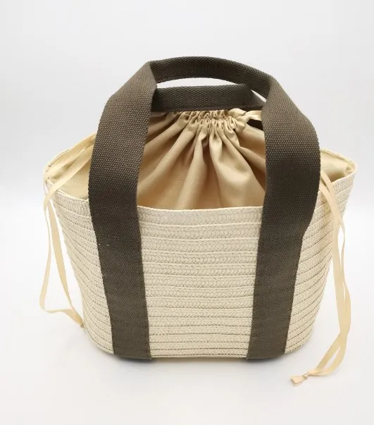 Соломенная Сумка-тоут для покупок, летняя пляжная соломенная шляпа для девушек и женщин, комплект пляжных сумок