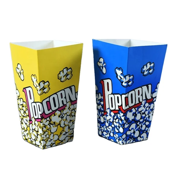 CLP Cholyn Wholesale customized logo food grade popcorn box paper folding popcorn packaging boxes