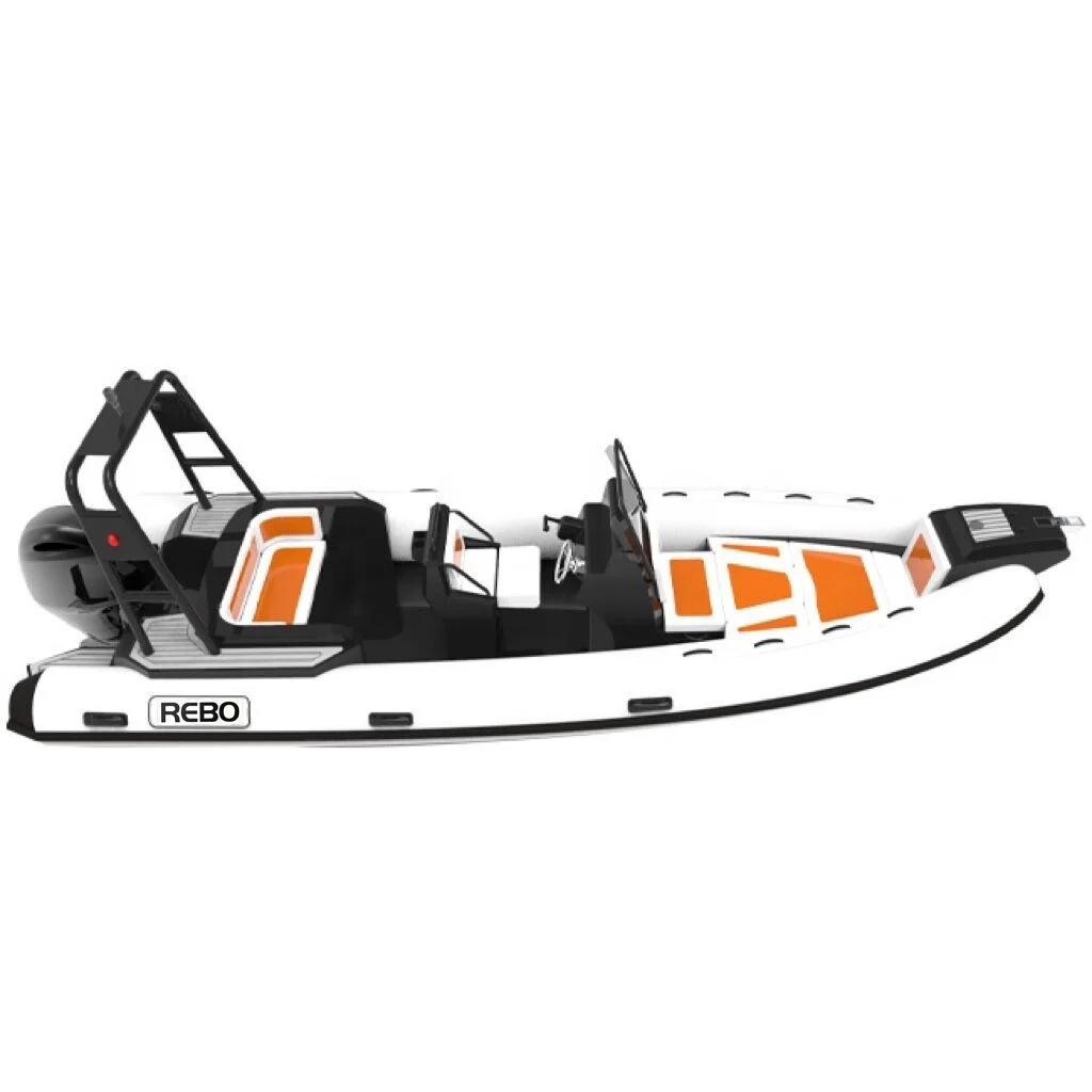 700cm  23ft Aluminum RIB Double Hull Orca/Hypalon/PVC Inflatable Boats for Sale