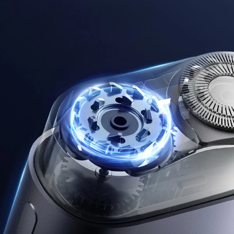 Xiaomi Mijia Electric Shaver S600 mini portable razor IPX7 waterproof Ceramic cutter head Brushless Motor with leather case