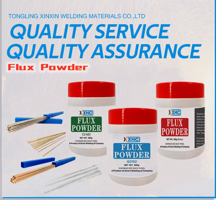 High efficiency copper solder powder flux CJ301  vial packaging 250g