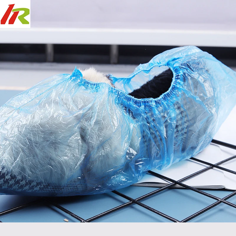 Hot Selling Medical Supply PE Machine Made Disposable Shoe Covers OEM