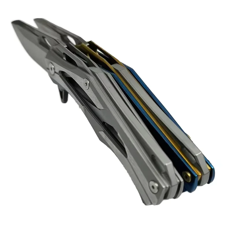 High quality Transformers camping hunting knife sharp stainless D2 tactical survival outdoor folding pocket knife