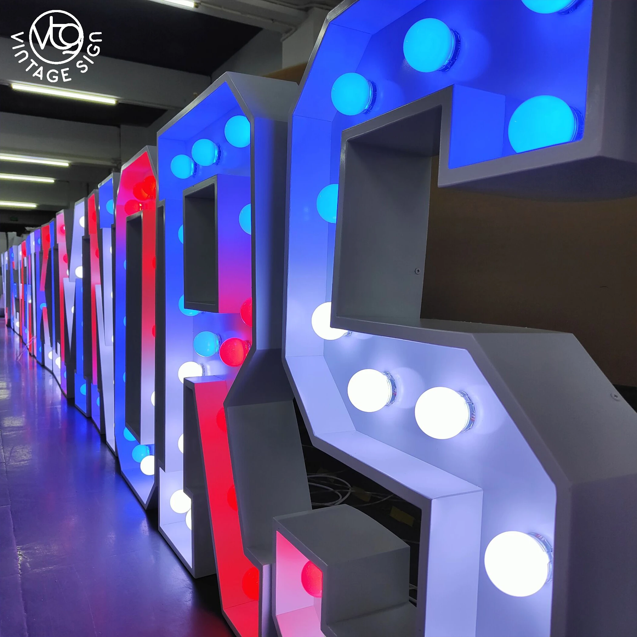 Hot Selling Wedding Love Vintage Sign Marquee 4ft Light Up Letter With Fast Delivery