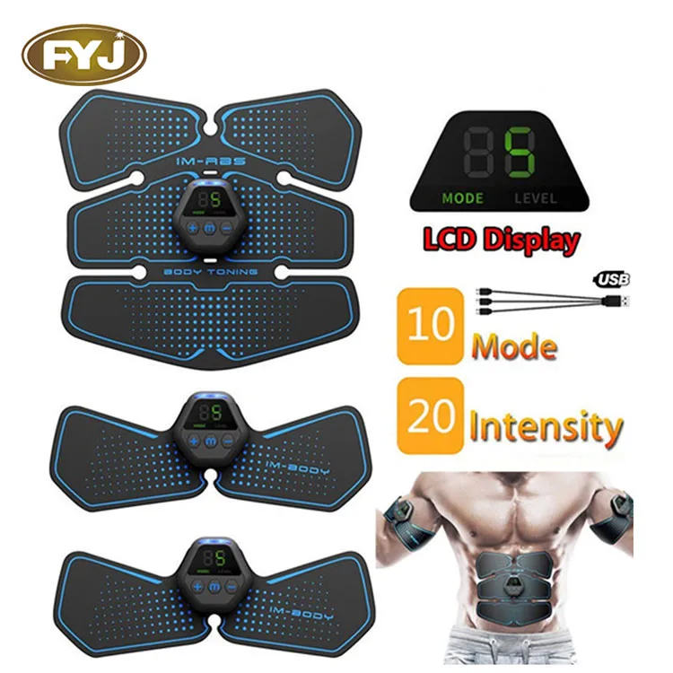 ABS Stimulator Abdominal Muscle Toning Slimming Trainer Sculptor Toner, Arm Leg Waist Fitness Training Gear