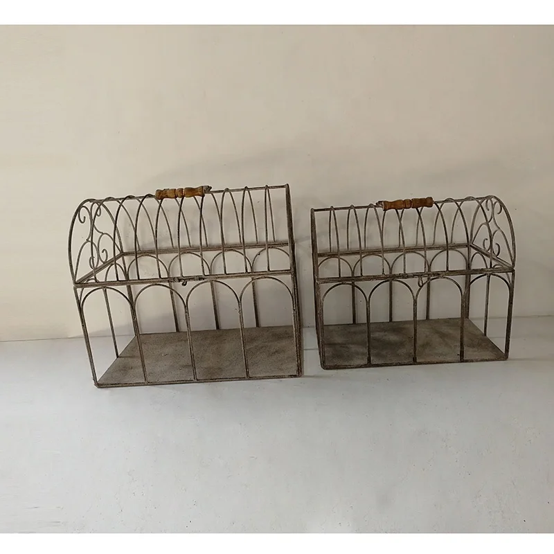 Rectangular Vintage welded mesh wires big gabion mattress boxes garden planters cages