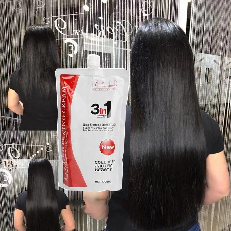 OEM &ODM best hair rebonding philippines anti frizz 3 in 1 american  keratin 4 d hair rebonding straightening cream