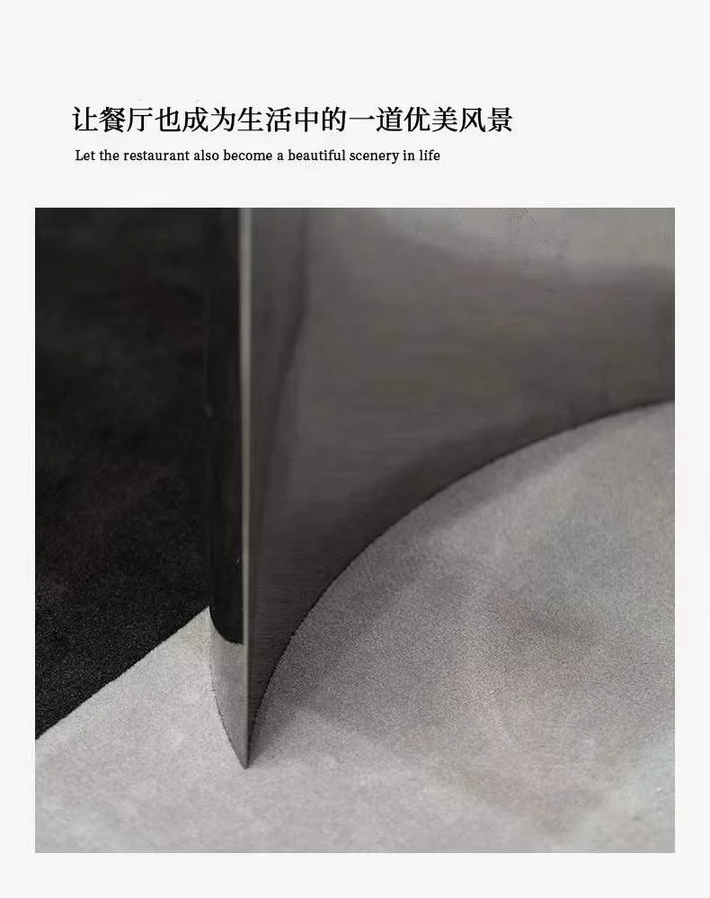 White Marble Dining Table Set 6 Chairs Gold Party Wedding Metal Steel Stainless Style Time Packing Room Modern Furniture Pcs Gua