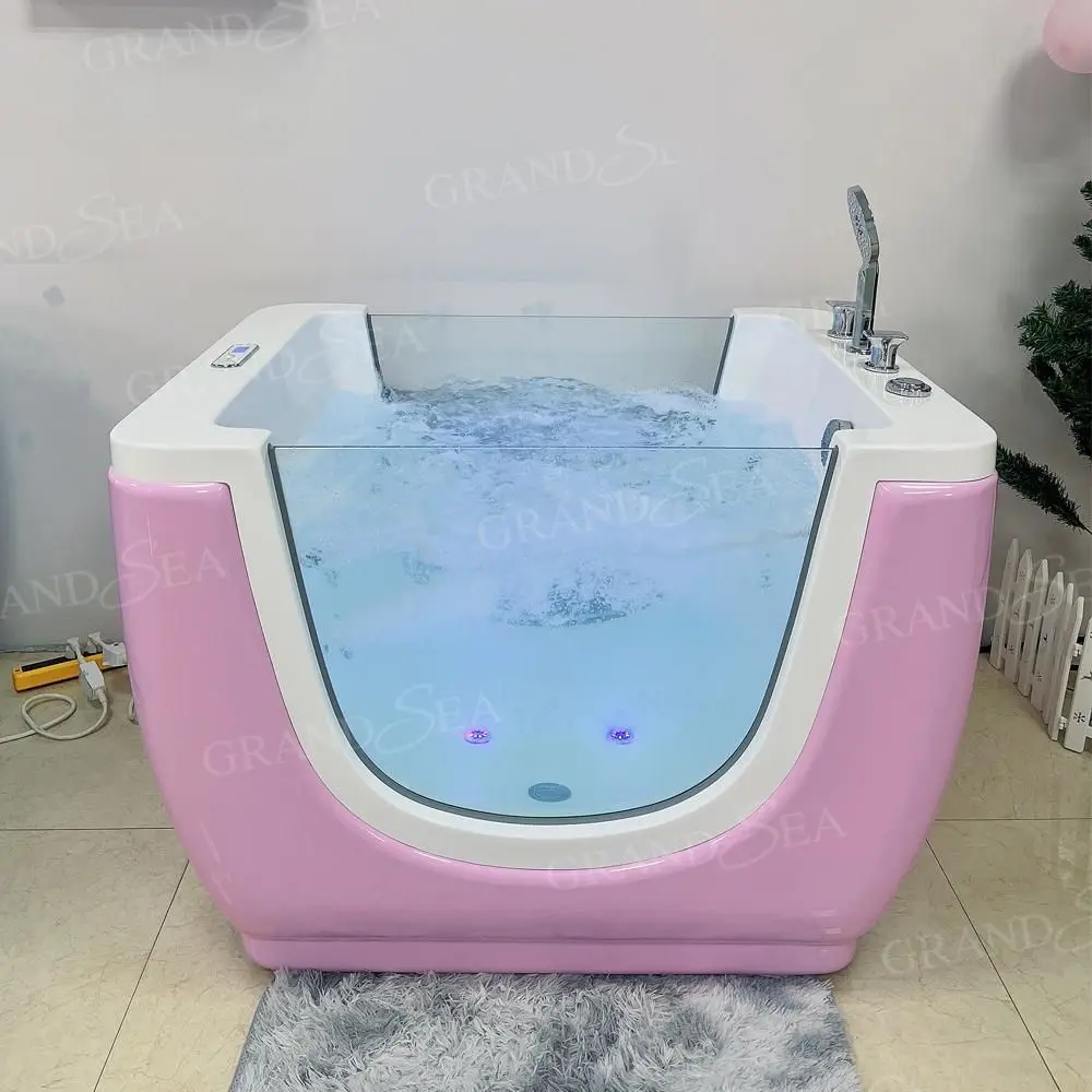 Freestanding Multifunctional Baby Bubble Ozone Massage Bathtub Hydrotherapy Massage Bathtub