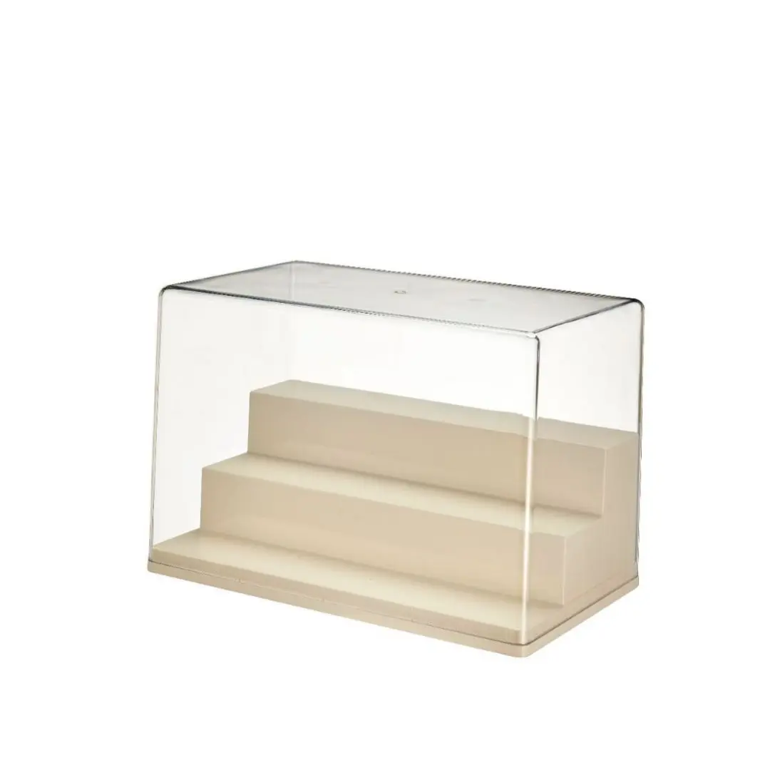 Plastic Figure Storage Box Toys Pop Figures Display Case Spinning Display Stand Makeup Organizer