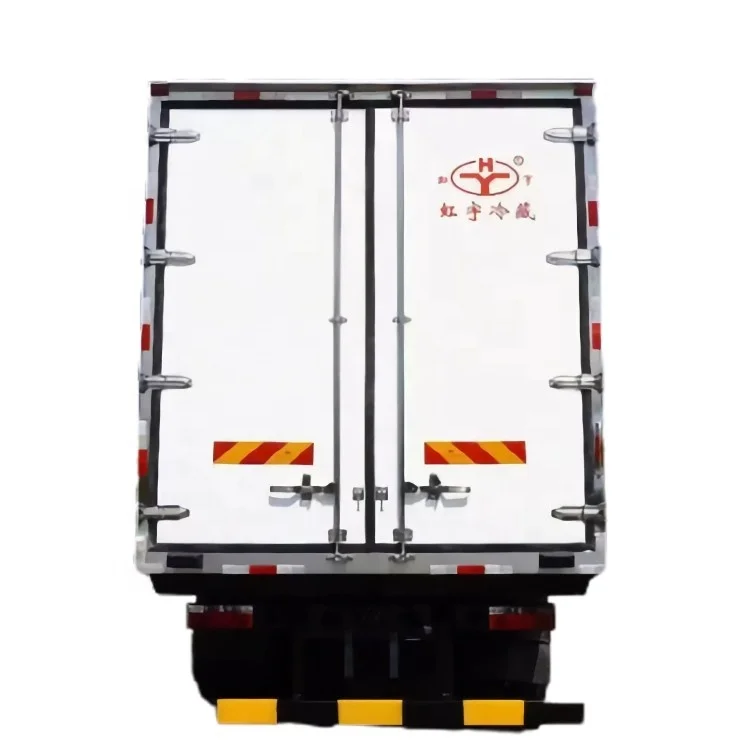 China Made Foton Cold Reefer Box Trucks 4x2 LHD Forland 10t 5C to 20C Double Controlled Thermo king Frozen Food Cold Box Truck