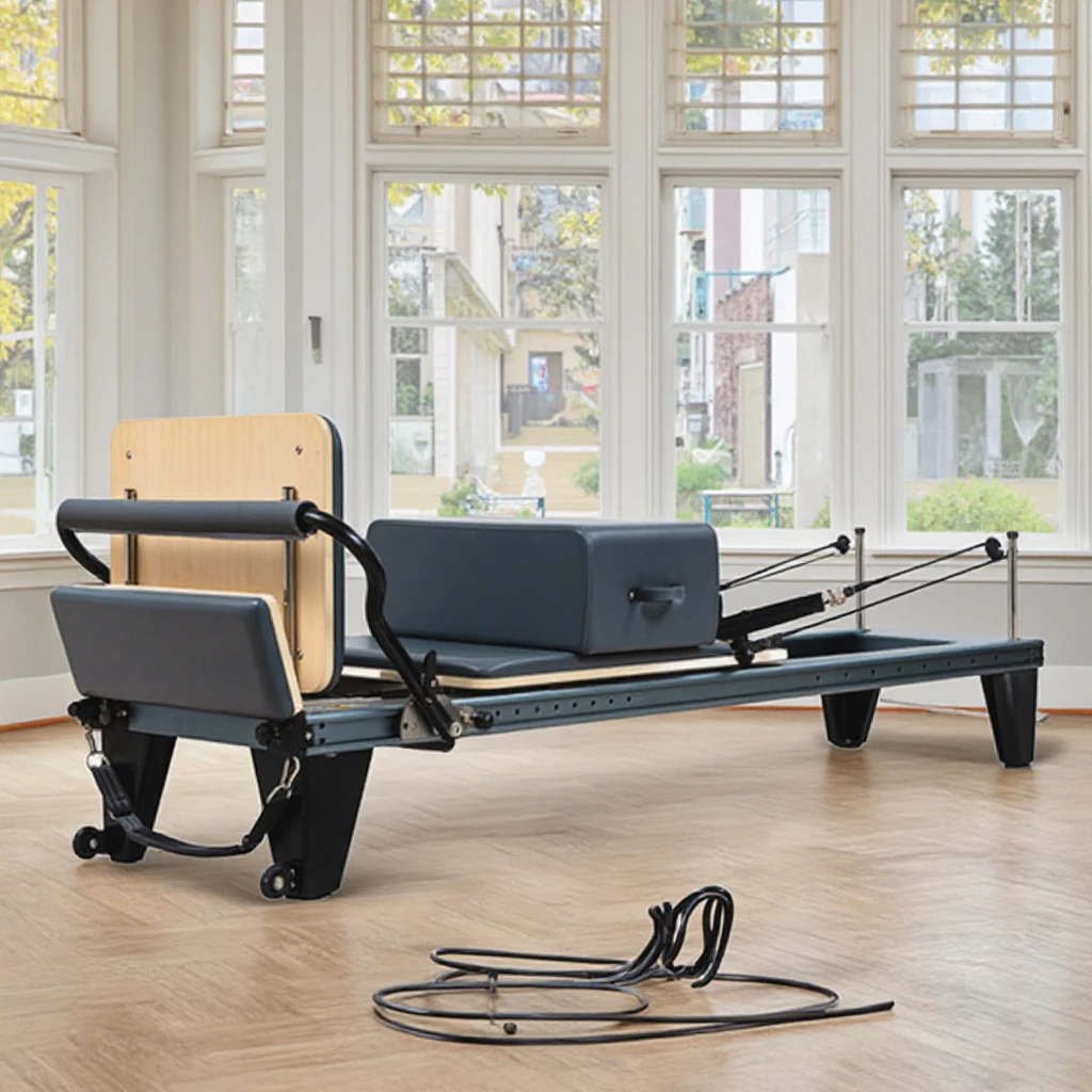 High Quality with Low Price Pilates Reformer Machine Aluminum Pilates Reformer Bed