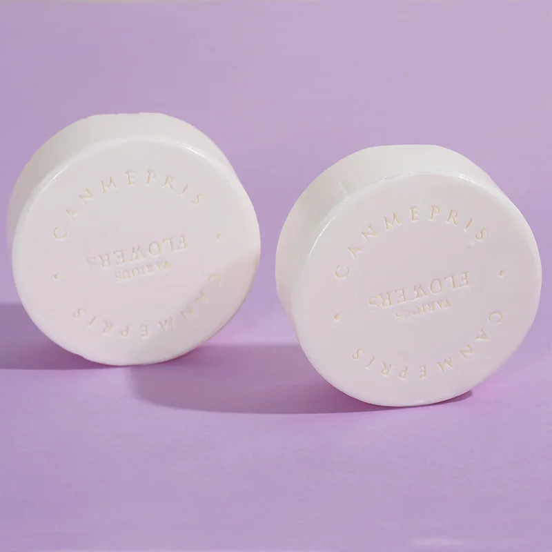 
No chemical composition cheap wholesale disposable floral circular soap hotel OEM 