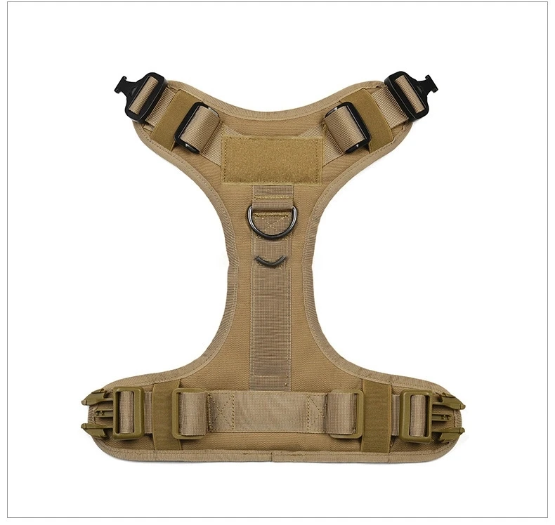 Tactical Durable Tactical Front Lead Sublimation Blank Nylon Adjustable No Pull Quick Fit Heavy Duty Camo Dog Harness