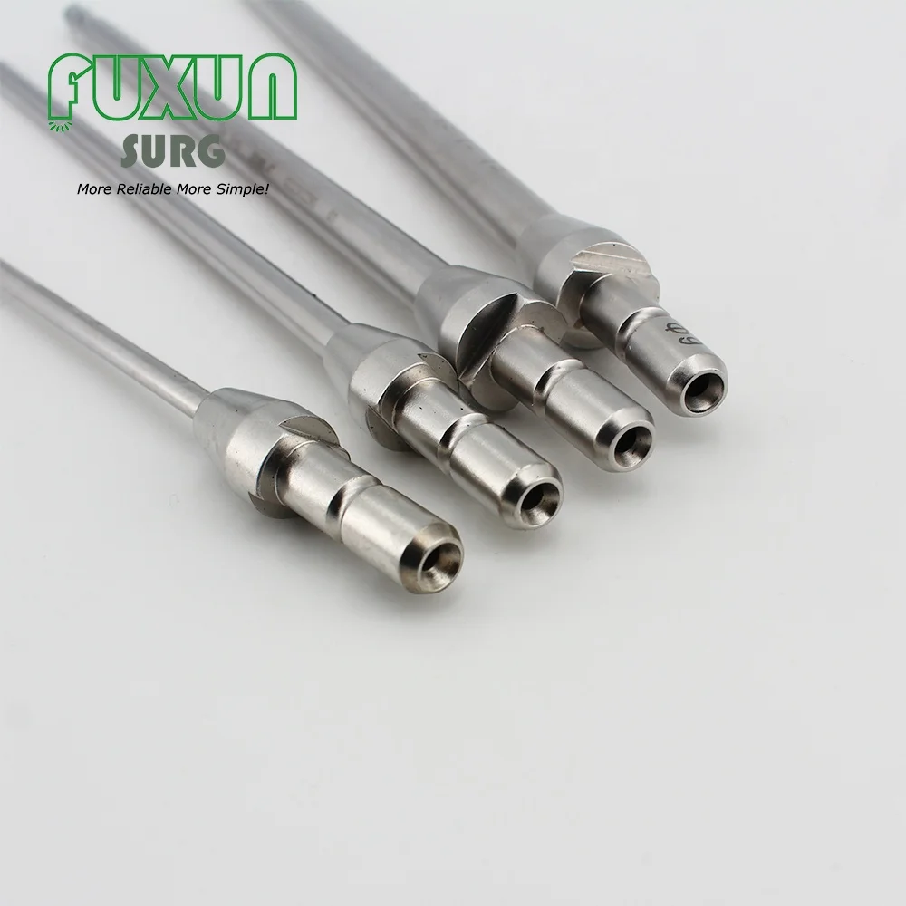 Orthopedics Medical Transforaminal Endoscopic Spine Surgy System Instruments Manual Surgical Safe Bone Drill with Ball Handle