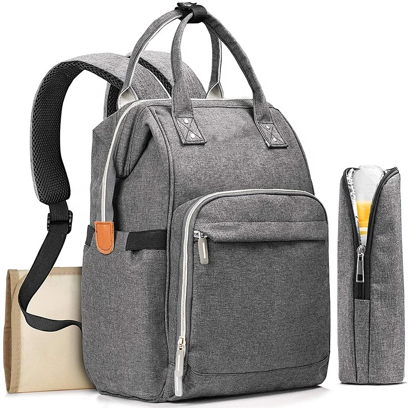 Verified Supplier Customized Polyester Baby Diaper Backpack Bags Bag 3 in 1 with Changing