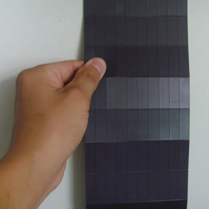 Ferrite Permanent magnet 0.3/0.4/0.5/0.75/1mm thickness Magnetic sheet Flexible rubber magnet plain