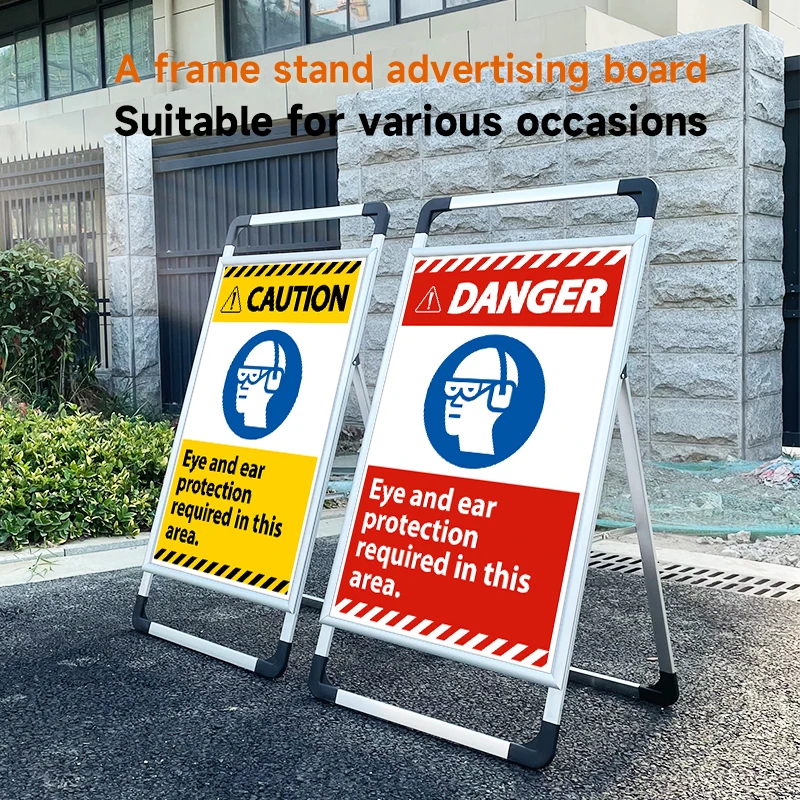 A0/A1/A2 Portable Vertical Poster Display Rack Mall Advertising Promotion Framework A frame