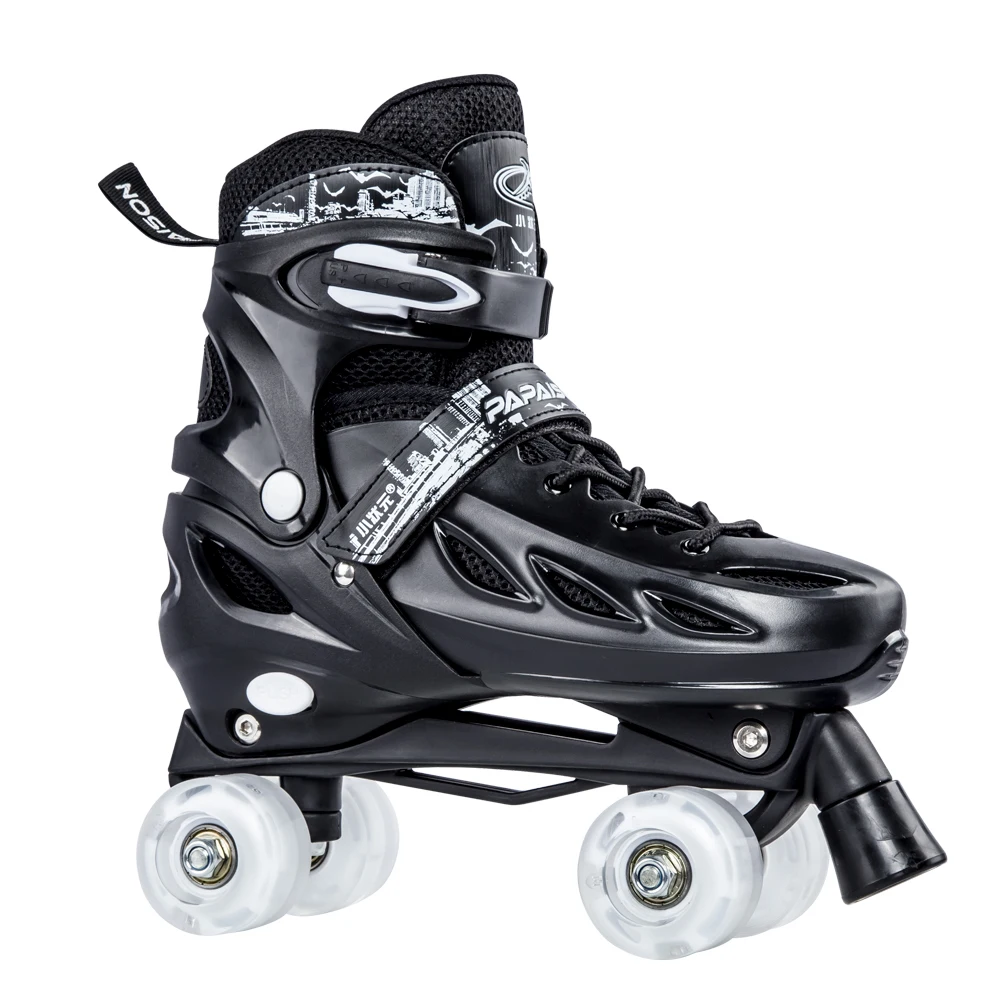 2 в 1 новые дизайнерские роликовые коньки для детей и взрослых регулируемые роликовые коньки четыре 4 PU колеса для аренды