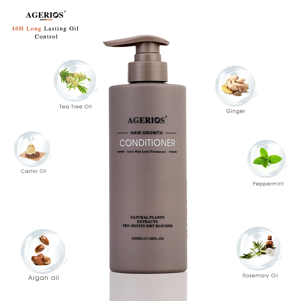 Private Label Gentle Cleansing Shampoo And Conditioner Care Set Dandruff Hair Loss Natural Organic Hair Growth Ginger Shampoo