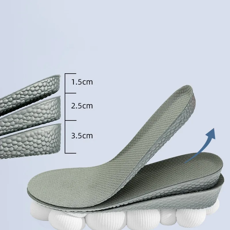 EVA popcorn booster Insole men women casual soft elastic cushion breath pressure resistant invisible