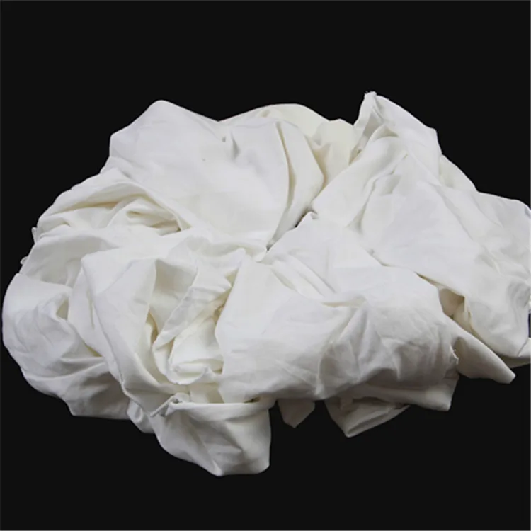 
Free sample Multi purpose High quality Detailing Factory Supplier Disposable industrial white cotton t shirt rags 