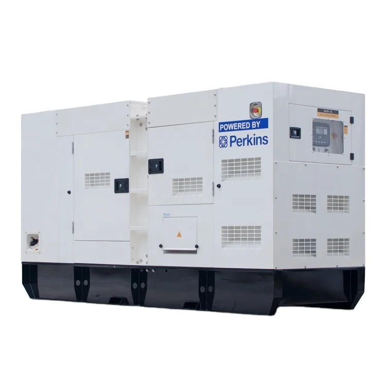 Silent 160kw/200kva Power Generator Diesel power by perkin-s Engine 1106A-70TAG4 large power diesel Generator 200 KVA