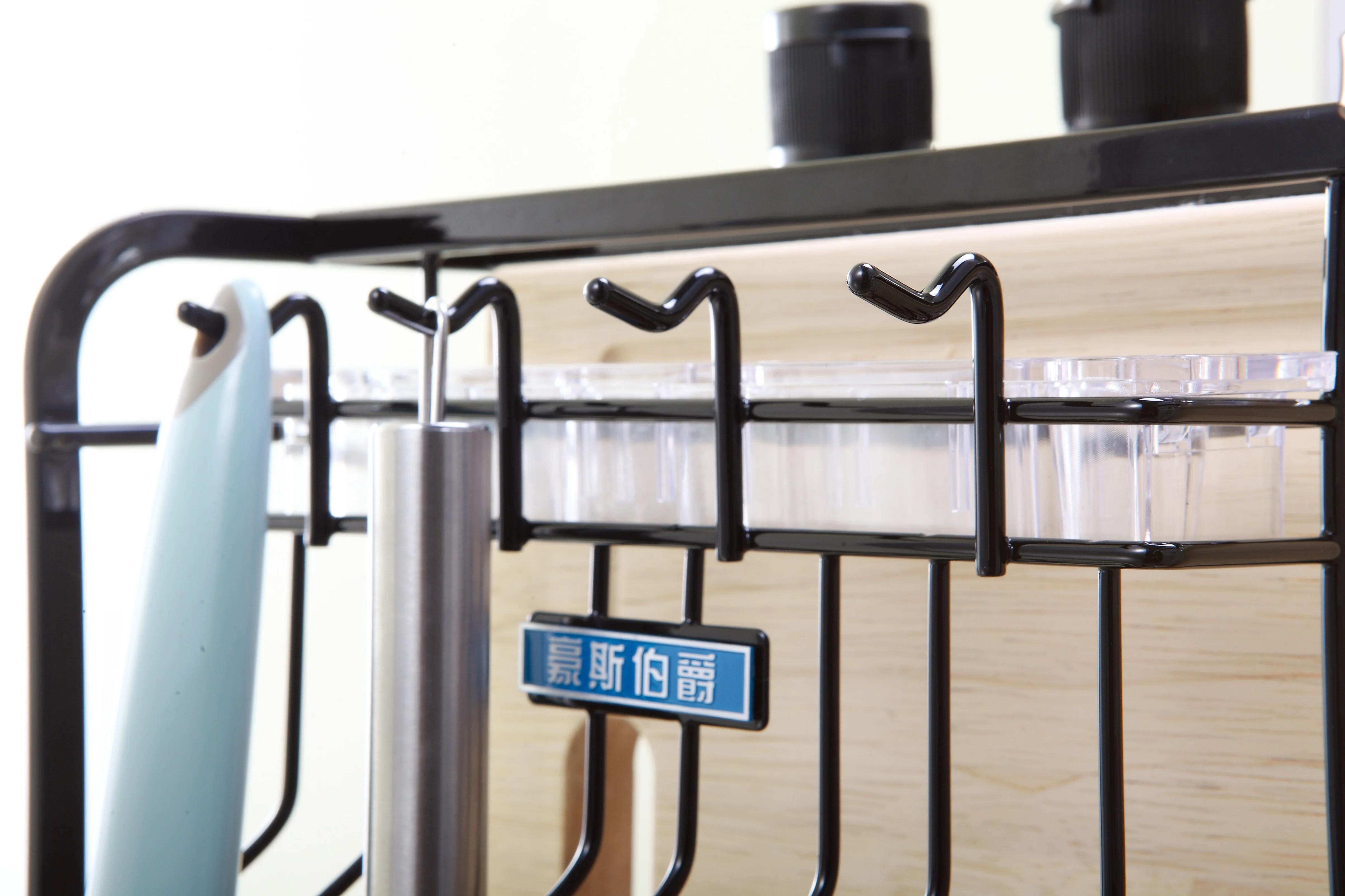 Nano Powder Coating Steel Cutlery Tableware Kitchen Cabinet Accessories Wire Basket Pull Out Pull-out Pullout Basket for storage