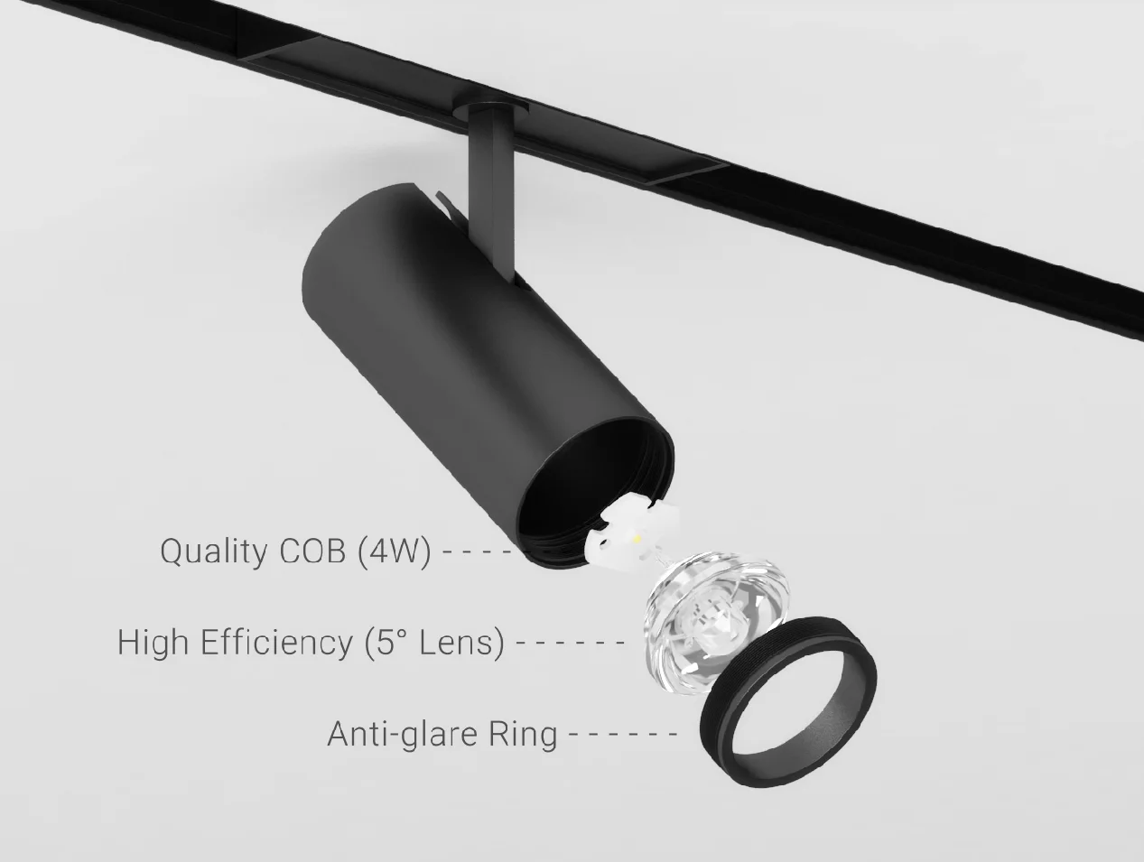  Магнитный прожектор ECOJAS Nordic no main light дизайнерский светильник для гостиной