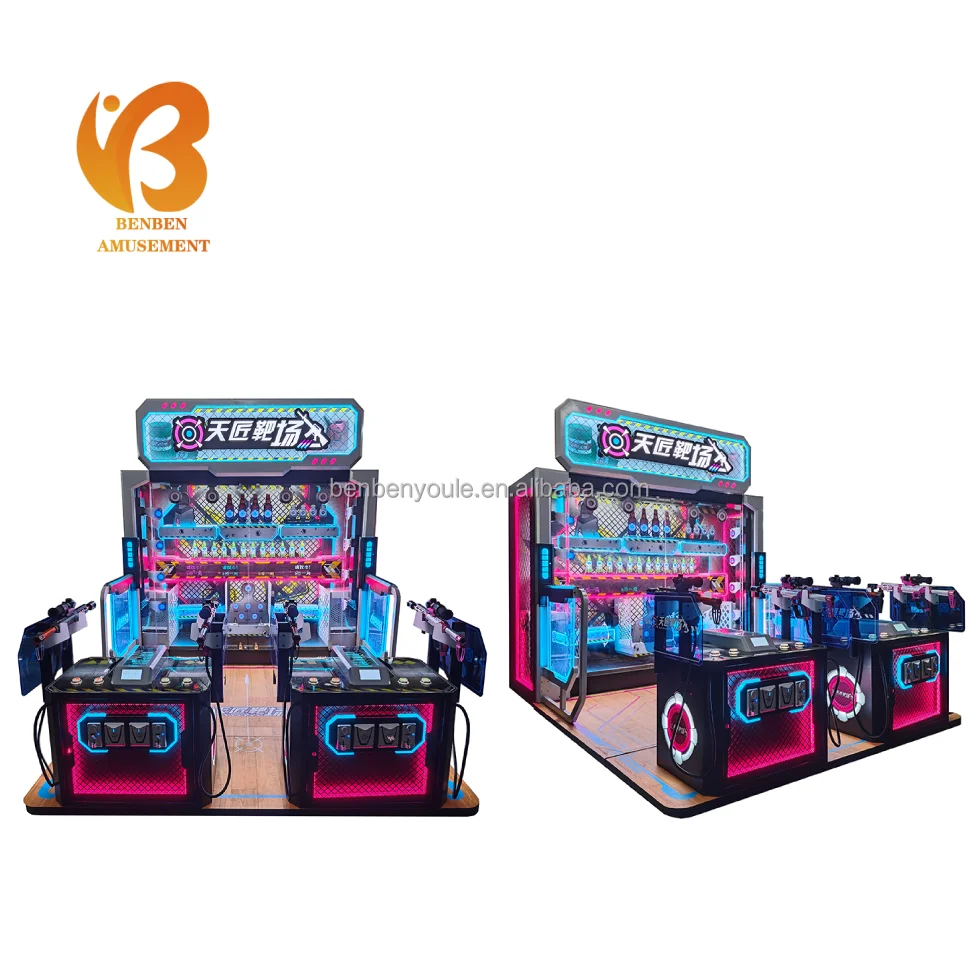 Hot Selling Commercial Arcade Mech Gun Shooting Newest Indoor Redemption Interactive Game Machine Coin Operated Games