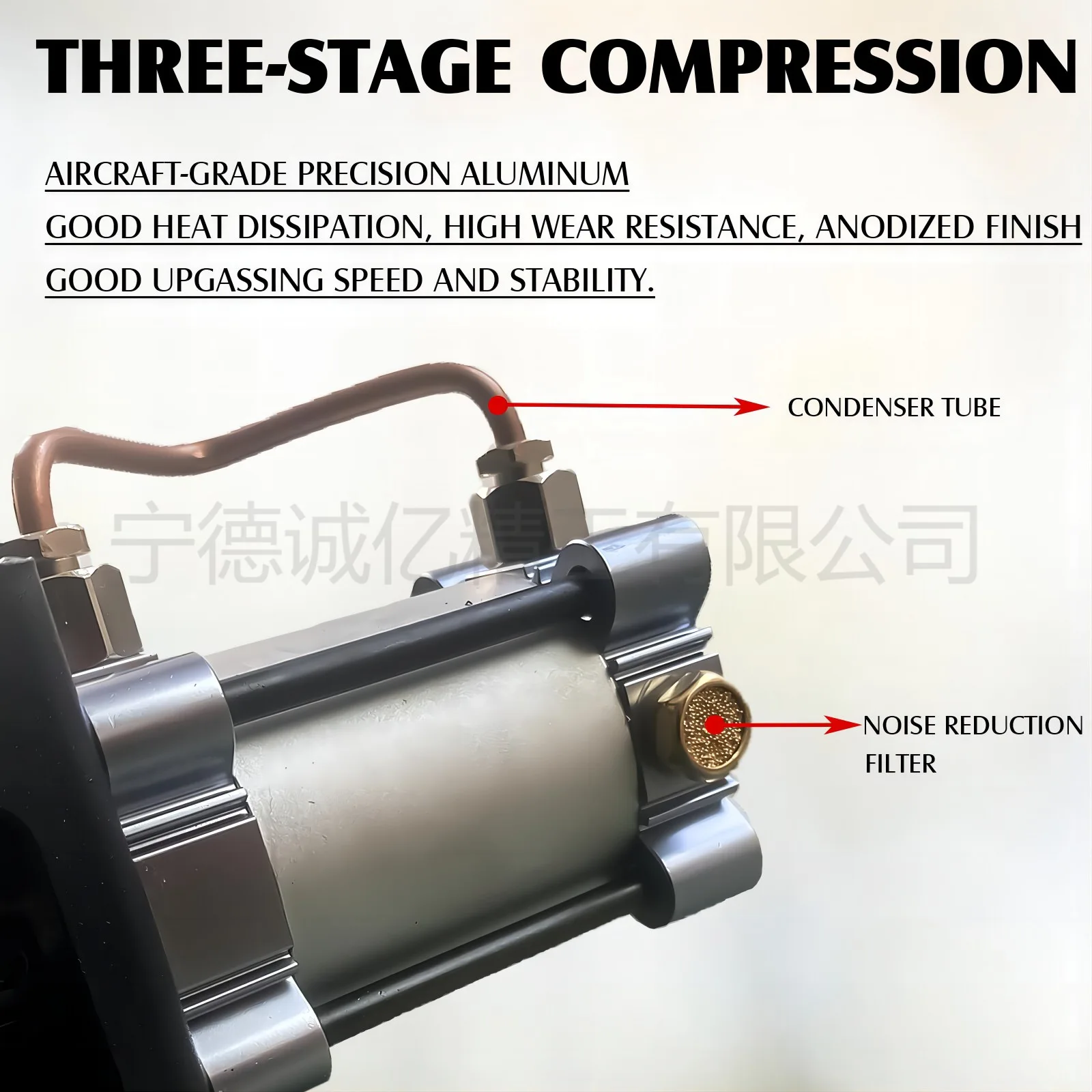 Trimix High-Quality 300bar Air Compressor for PCP and Scuba Tanks, Supports 12V, 110-220V Power