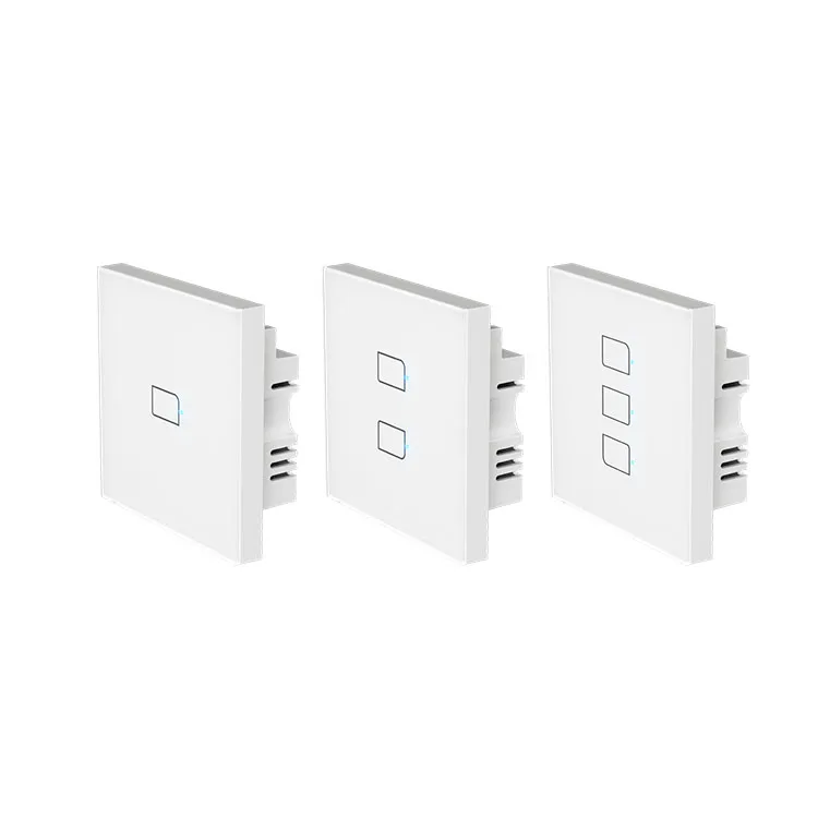 Factory Price BroadLink UK TC2S Smart Wifi Wall Touch Switch 1/2/3 Gang Glass Panel Smart light Switch