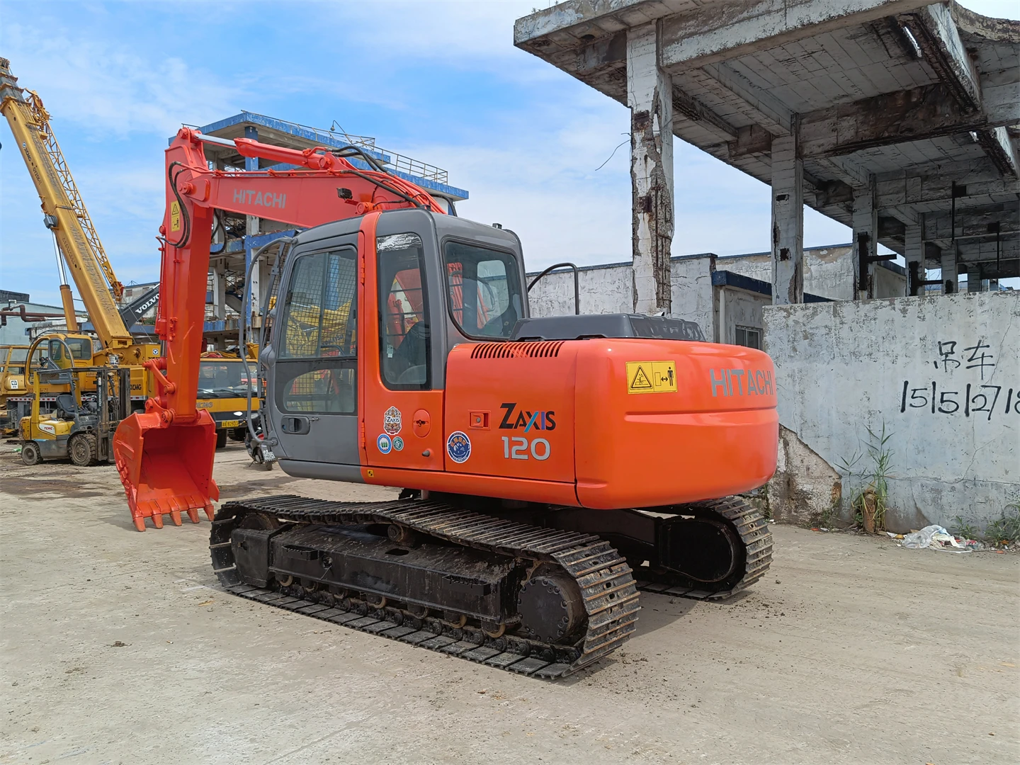 Hitachi ZX120-6 б/у экскаватор zx130h Zx200
