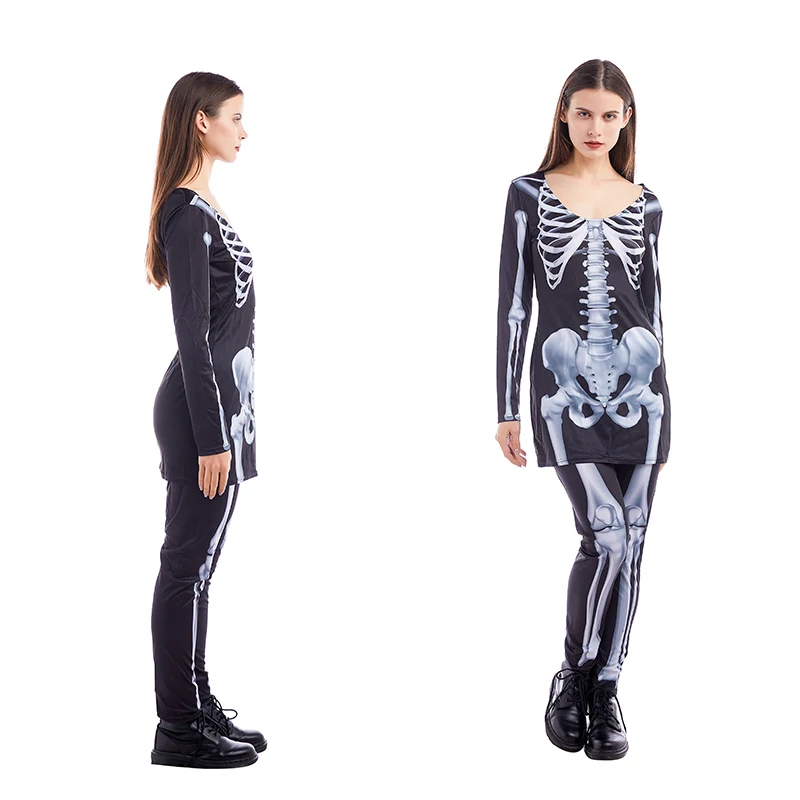 Carnival Halloween Costumes for Women Plus Size Sexy Skull Skeleton Monster Demon Ghost Scary adult Masquerade Fancy Cosplay