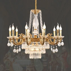 DD210701-1 High Quality Luxury Modern Crystal Ceiling Lamp Wedding Light Decoration Luckygoods