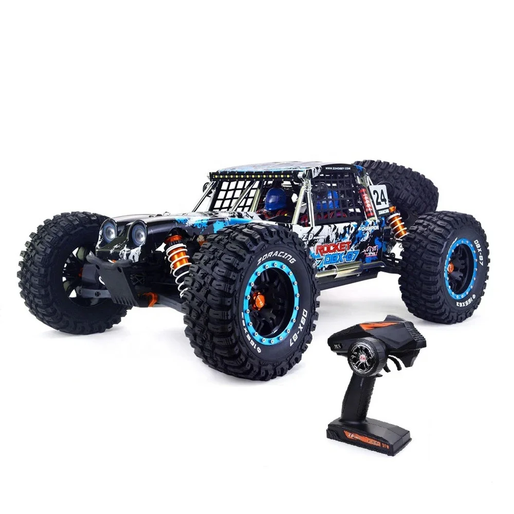 ZD Racing 1/7 DBX-07 RTR Version 4WD Desert Buggy Electric RC Car 80KM/H High Speed Brushless 4x4 Drive Remote Control Truck