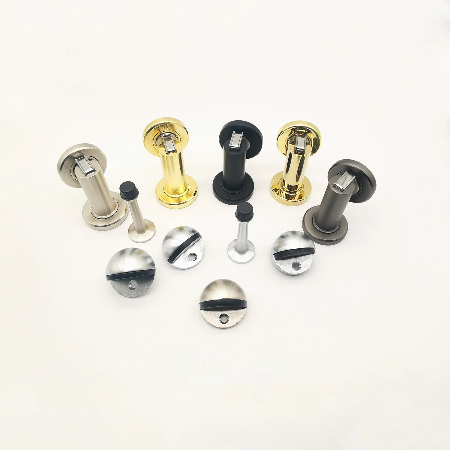 Магнитная дверная пробка из цинкового сплава, резиновая напольная пробка