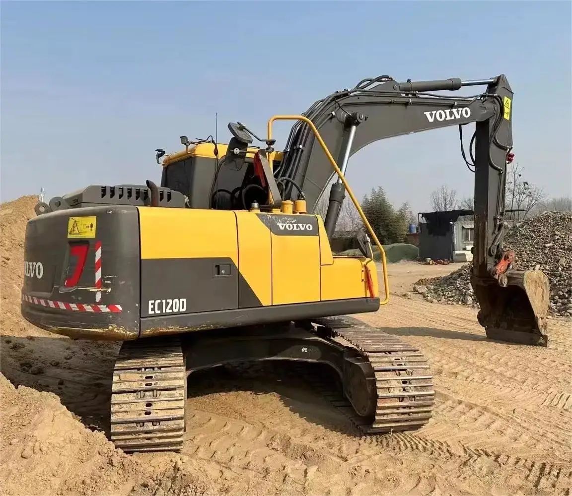 Недорогой и долговечный экскаватор VOLVO 12 тонн EC120 Бюджетный удобный подержанный