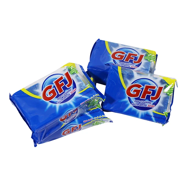 China Commercial Cheap Soap Bar High Quality Custom 0wn Brand Strong Cleaning Daily Used Blue Laundry Soap