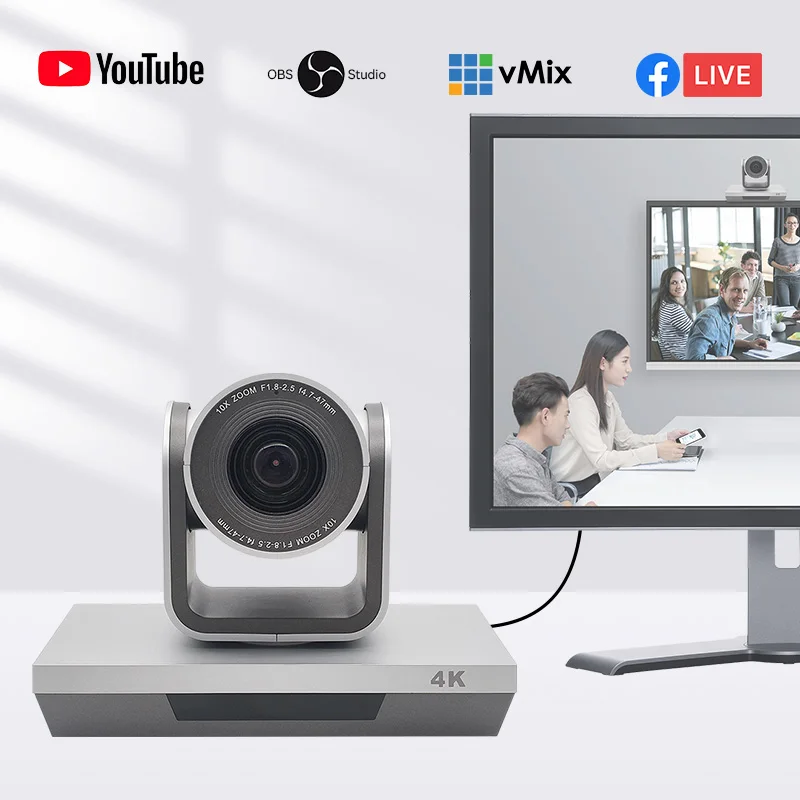 Oneking 4K 10X USB HD MI SDI live stream camera ndi ptz видеокамера для прямой трансляции