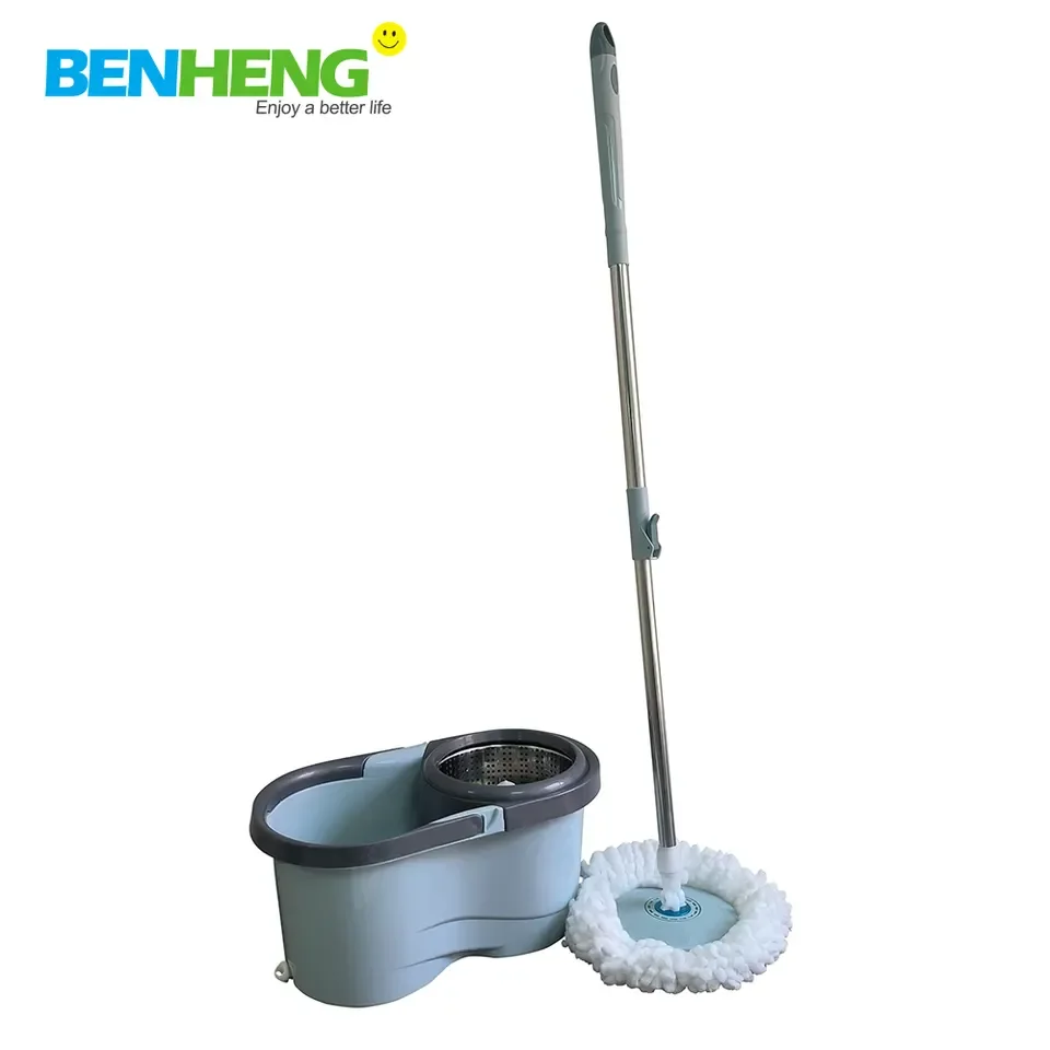 BENHENG Cleaning Supplies 360 Rotating Mop with Bucket Easy to Clean Dust for Home Cleaning
