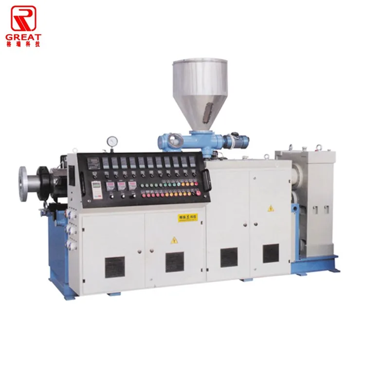 Manufacturer lab twin screwn and barrel extruder machine PVC Plastic Making Lab Extrusion