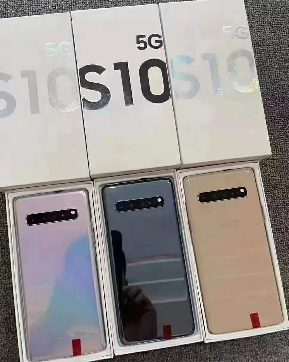 Wholesale Used mobile phone cellphone phones for samsung Galaxy s10+ s10 plus s10 edge Android ,second hand  original