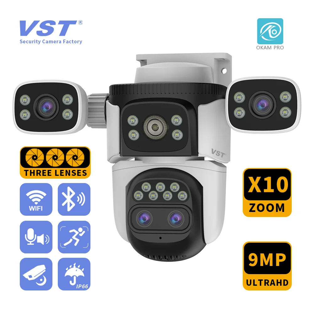 CS621ZS 12MP wi-fi купольная камера видеонаблюдения наружная безопасность с ночным видением и 10-кратным увеличением двустороннего аудио облачного хранилища данных