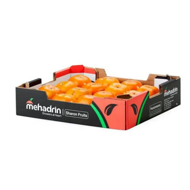 custom fruit cardboard packaging carton box for mango/apple/dates/banana